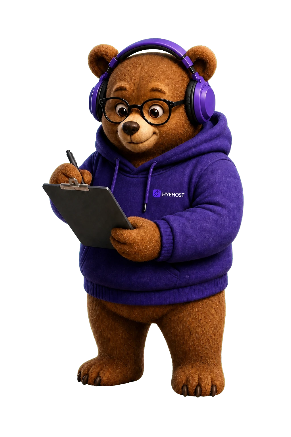 Clipboard mascot